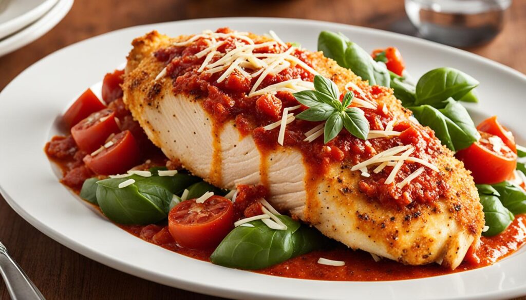 parmesan crusted chicken parmesan